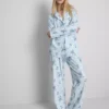 Disney’in Stitch çizgili boyfriend pijamaları Disney’in Stitch çizgili boyfriend pijamaları