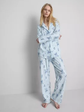 Disney’in Stitch çizgili boyfriend pijamaları