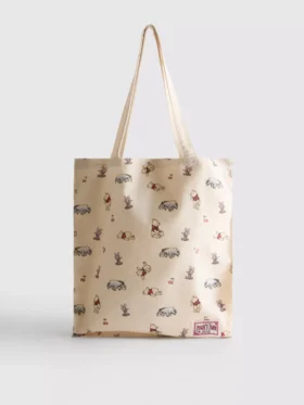 Disney’in Winnie the Pooh pamuklu kanvas tote çantası