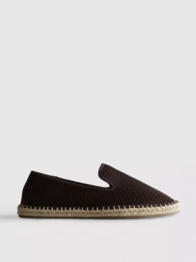 Düşük bilekli örme espadril