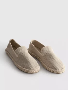 Düşük bilekli örme espadril