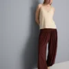 Dökümlü harem pantolon Dökümlü harem pantolon