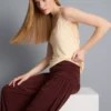 Dökümlü harem pantolon Dökümlü harem pantolon