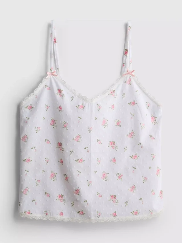 Dobby pamuklu çiçek desenli pijama kaşkorse Dobby pamuklu çiçek desenli pijama kaşkorse