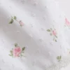 Dobby pamuklu çiçek desenli pijama şortu Dobby pamuklu çiçek desenli pijama şortu