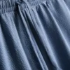 Dokulu büzgülü pijama şortu