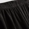 Dokulu düz paça saten pantolon Dokulu düz paça saten pantolon