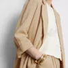 Dokulu çentikli yakalı blazer Dokulu çentikli yakalı blazer