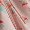 Dokulu flamingo desenli yüzme şortu Dokulu flamingo desenli yüzme şortu