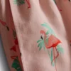 Dokulu flamingo desenli yüzme şortu Dokulu flamingo desenli yüzme şortu
