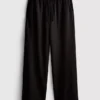 Dokulu geniş paça pantolon Dokulu geniş paça pantolon