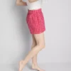 Dokuma pamuklu pijama şortu Dokuma pamuklu pijama şortu