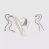 Dolce işlemeli, yanları bağlamalı bikini altlığı