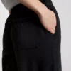 Düz paça denim eşofman altı Düz paça denim eşofman altı