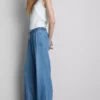 Düz paça denim eşofman altı Düz paça denim eşofman altı