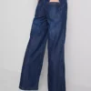 Düz paça denim eşofman altı Düz paça denim eşofman altı
