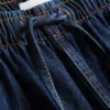 Düz paça denim eşofman altı Düz paça denim eşofman altı