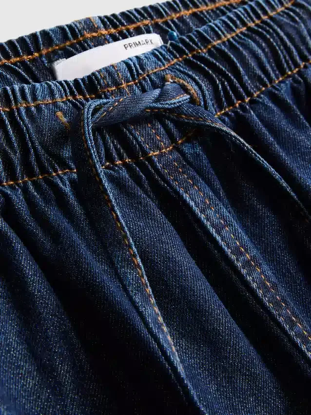 Düz paça denim eşofman altı Düz paça denim eşofman altı