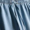 Düz paça denim eşofman altı Düz paça denim eşofman altı