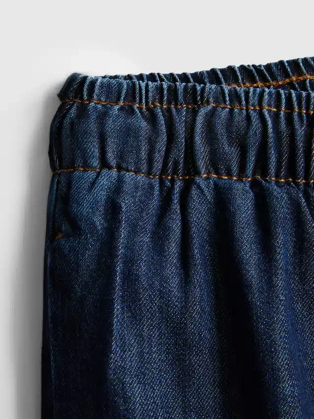 Düz paça denim eşofman altı Düz paça denim eşofman altı