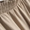 Elastik bel, geniş paça pantolon Elastik bel, geniş paça pantolon