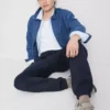 Esnek bel ve manşetli eşofman altları Esnek bel ve manşetli eşofman altları