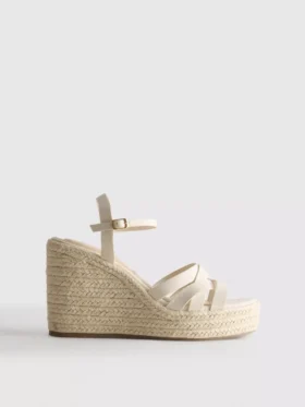 Espadril topuklu sandaletler