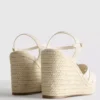 Espadril topuklu sandaletler