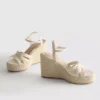 Espadril topuklu sandaletler
