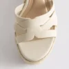 Espadril topuklu sandaletler