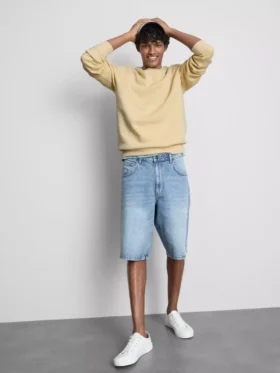 Essential bisiklet yaka sweatshirt