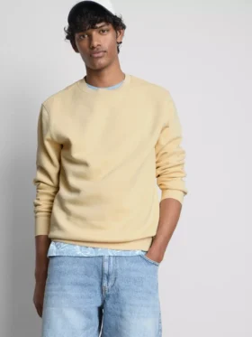 Essential bisiklet yaka sweatshirt