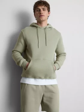 Essential büzgülü kapüşonlu sweatshirt