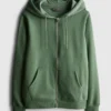 Essential fermuarlı kapüşonlu sweatshirt Essential fermuarlı kapüşonlu sweatshirt