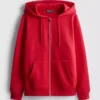 Essential fermuarlı kapüşonlu sweatshirt Essential fermuarlı kapüşonlu sweatshirt