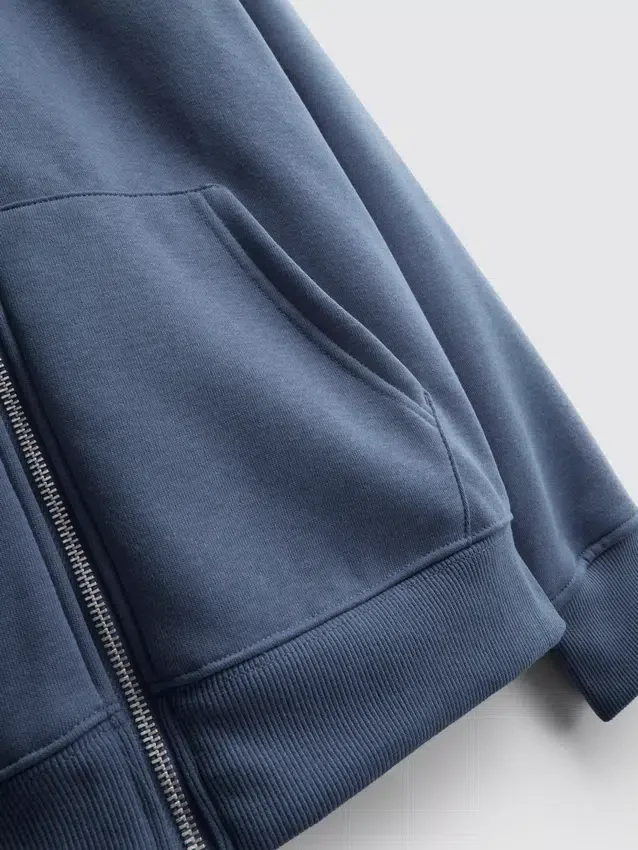 Essential fermuarlı kapüşonlu sweatshirt Essential fermuarlı kapüşonlu sweatshirt