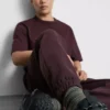 Essential manşetli büzgülü eşofman altları Essential manşetli büzgülü eşofman altları