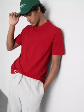 Essential streç polo gömlek