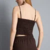 Etek ucu mendil kesimli bandeau üst Etek ucu mendil kesimli bandeau üst