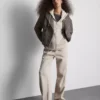 Fermuarlı kapüşonlu sweatshirt Fermuarlı kapüşonlu sweatshirt