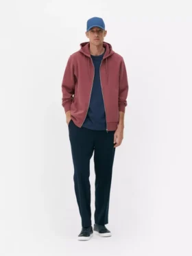 Fermuarlı kapüşonlu sweatshirt