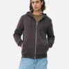 Fermuarlı kapüşonlu sweatshirt