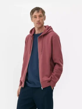 Fermuarlı kapüşonlu sweatshirt