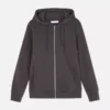 Fermuarlı kapüşonlu sweatshirt