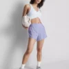 File panelli spor şort File panelli spor şort