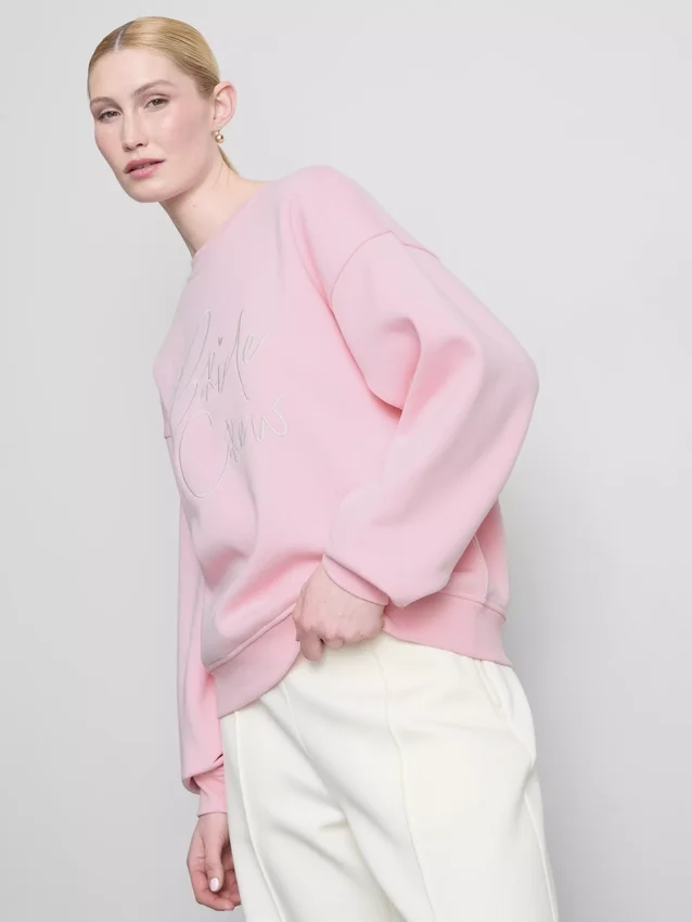 Gelin partisi sloganlı sweatshirt Gelin partisi sloganlı sweatshirt