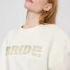 Gelinlik nakışlı payetli sweatshirt Gelinlik nakışlı payetli sweatshirt
