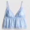 Gelinlik saten dantelli babydoll bralette Gelinlik saten dantelli babydoll bralette