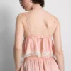 Gelinlik saten dantelli babydoll bralette Gelinlik saten dantelli babydoll bralette
