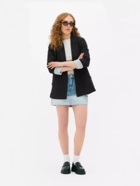 Geniş kesim blazer ceket